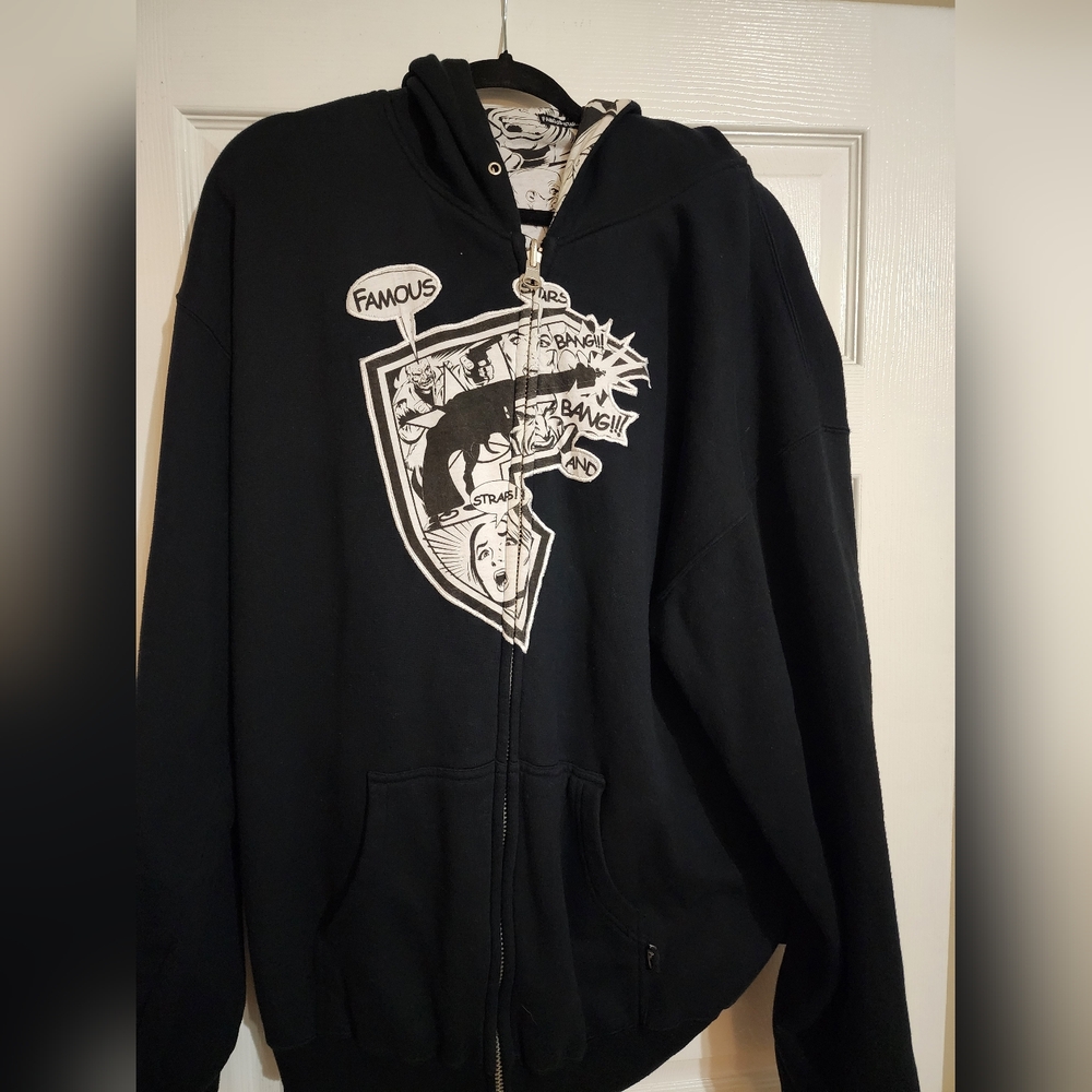 Famous Stars and Straps "Sunday Comix" Hoodie, size 3XL